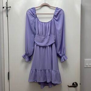 Off Shoulder Chiffon Dress